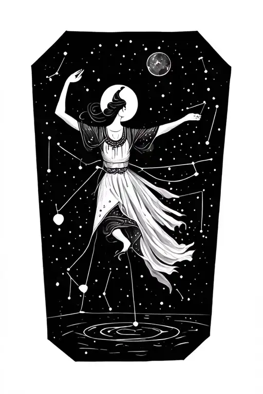 Constellation connection friendship sufi dancer