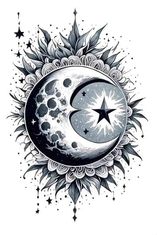 Star moon made - Variation 2