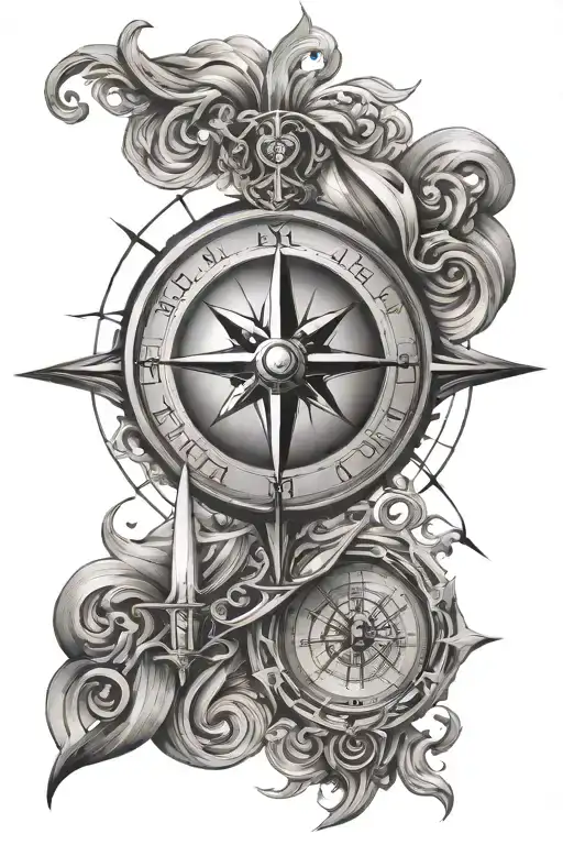 religious compass - Variation 2