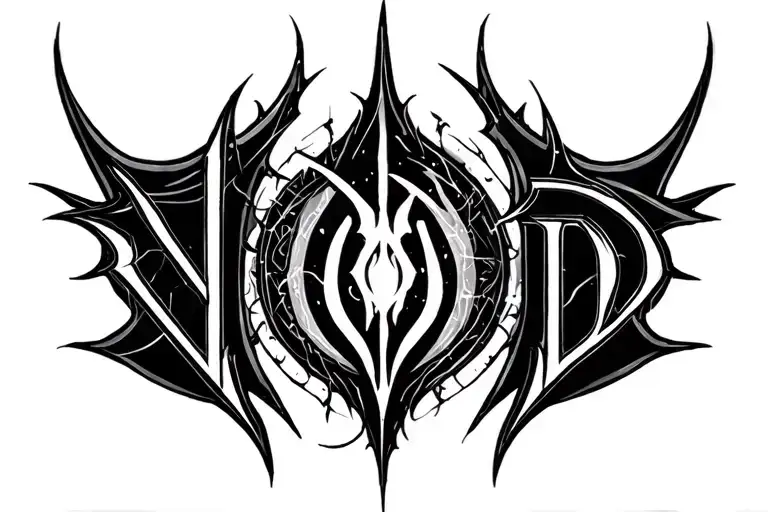 "Void" cybersigil tribal - Variation 2