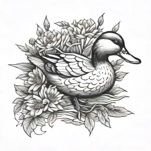 duck marigolds