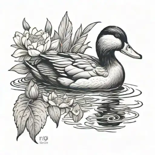 duck marigolds - Variation 2