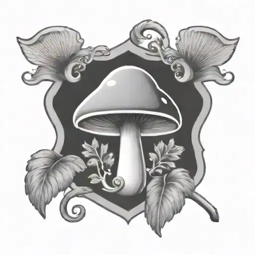 mushroom coat of arms raised - Variation 2