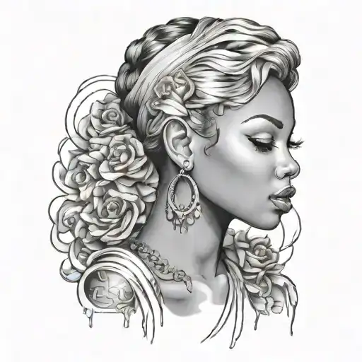 black woman fade - Variation 3