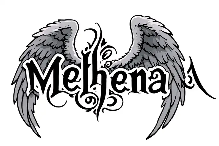 "Meheana" angel wings