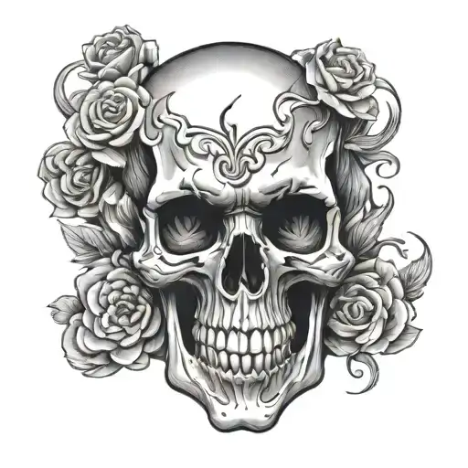 skull wearing - Variation 3
