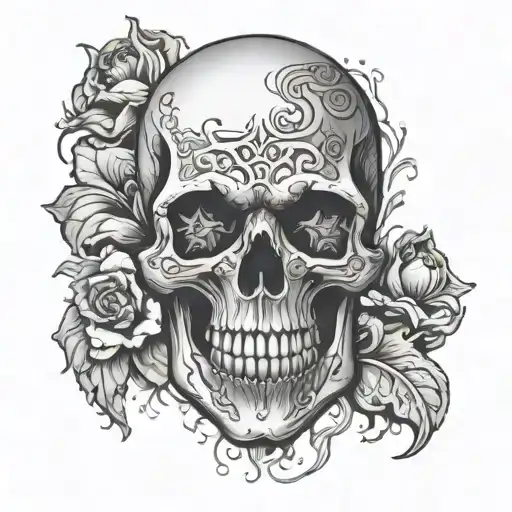 skull wearing - Variation 4