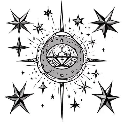 libra zodaic sign in middle of stars and spirtual related