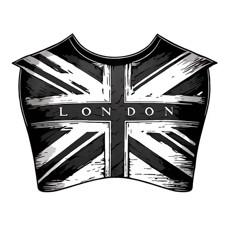 London background chest piece surrounded - Variation 1