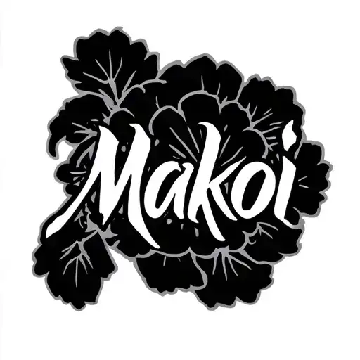 "Makoi" name written