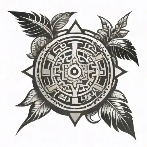 inca medallion - Variation 3