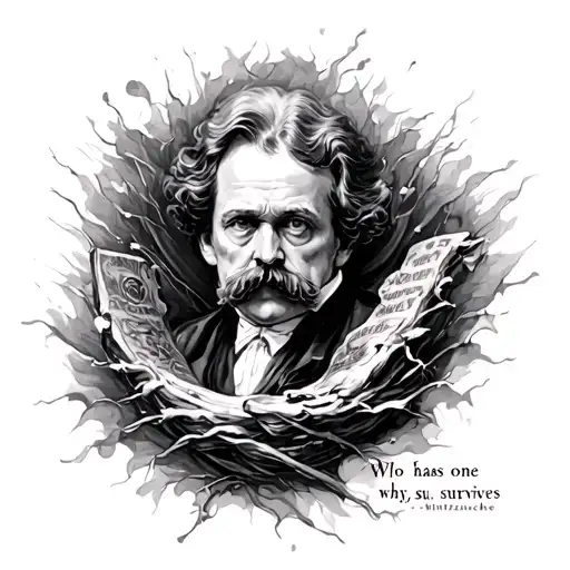 "Who has one why, survives" Nietzsche - Variation 2