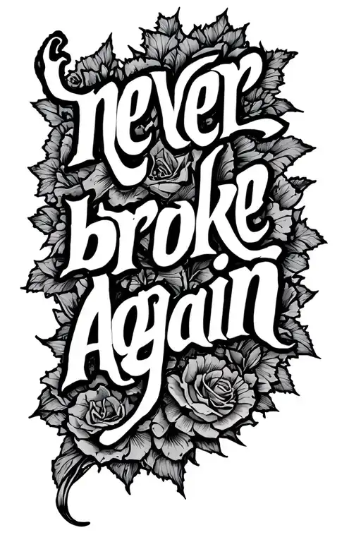 "never broke again." мрак ворон  - Variation 2
