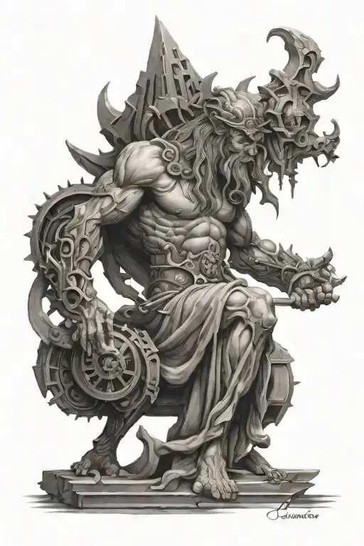 chronos time god - Variation 2