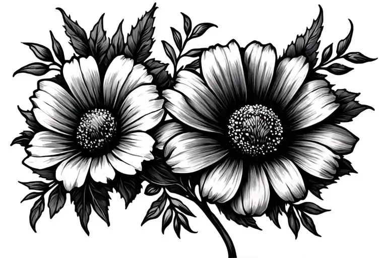 july and may birth flower - Variation 2