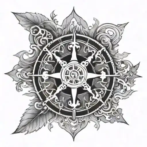 psychedelic vegvisir - Variation 2