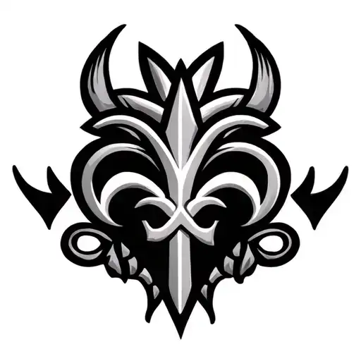 saints logo incorporated with heart - Variation 2