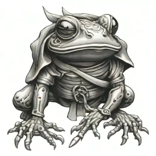 kaeru frog samurai - Variation 3