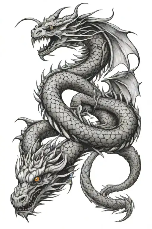 Dragon and Scorpio with Aries - Variation 2