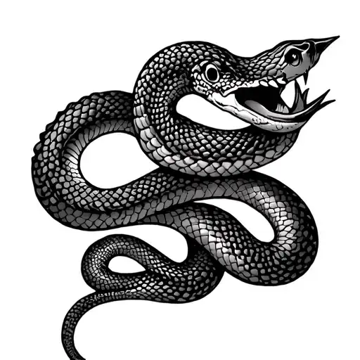 Rocket and snake - Variation 2