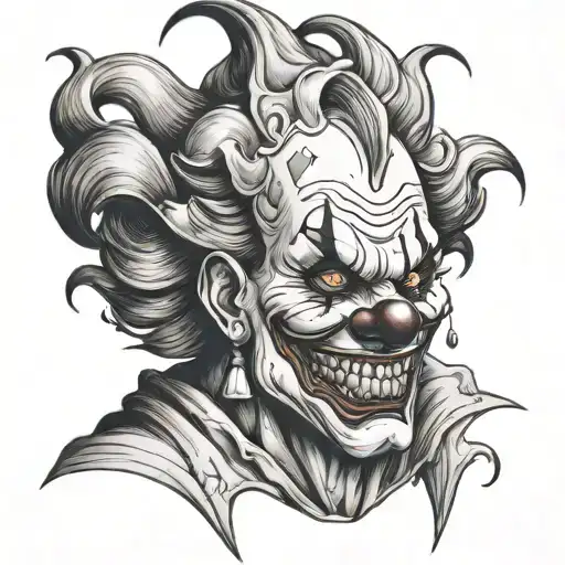 evil clown - Variation 2