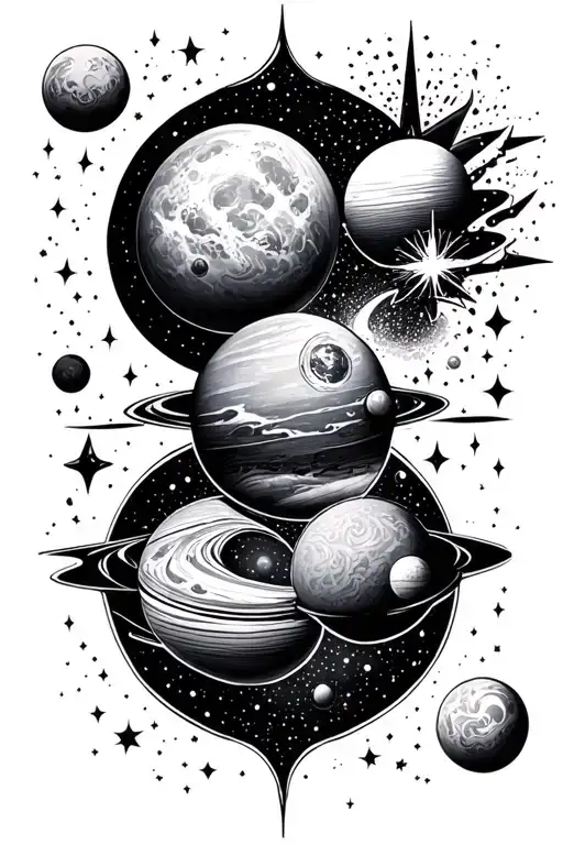 celestial bodies - Variation 2