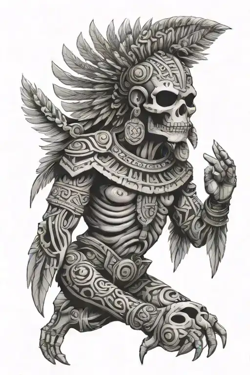 Mictlantecuhtli full body - Variation 2