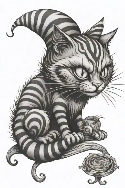 American mc'gees cheshire cat sitting - Variation 2