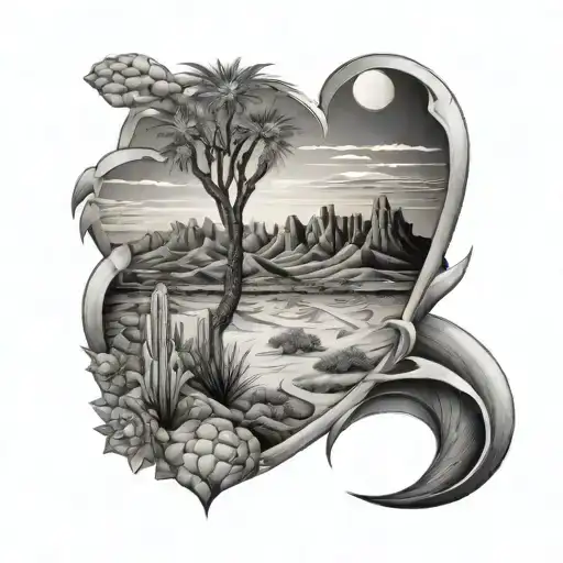 Desert in the heart - Variation 2