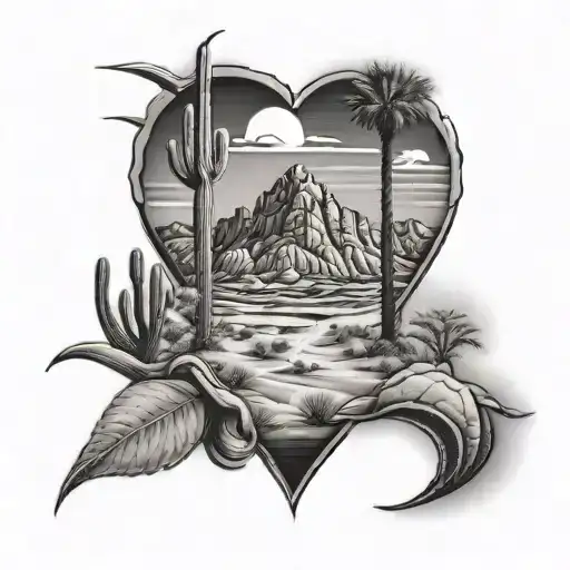 Desert in the heart - Variation 3