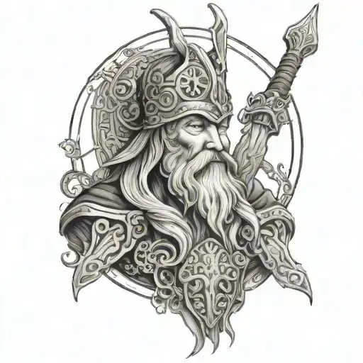 god odin hanging - Variation 2