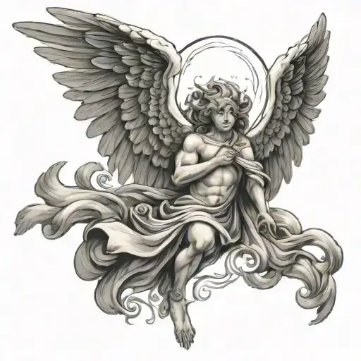 angel cloud fear the lord - Variation 1