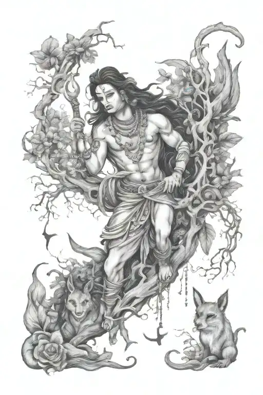 midnight forest ithas shiva - Variation 2