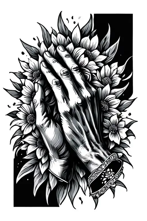 hand praying