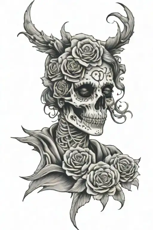 dead mom tattoo - Variation 2