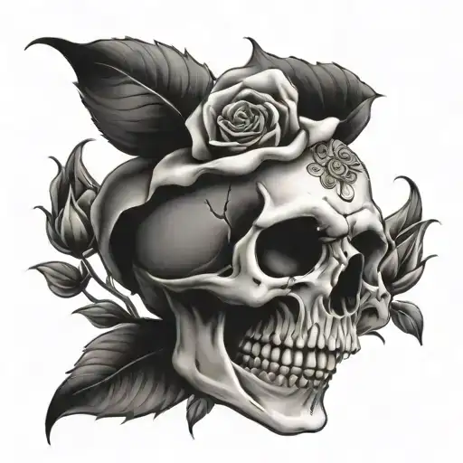 skull and roses - Variation 5