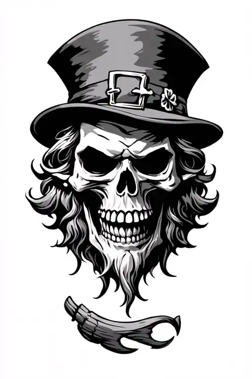 skull leprechaun evil - Variation 4