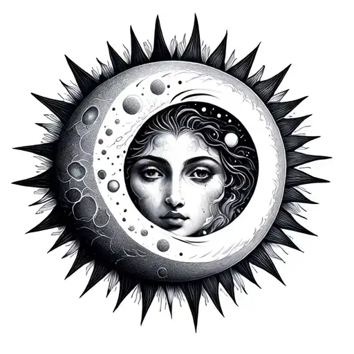 Dotwork tattoo design