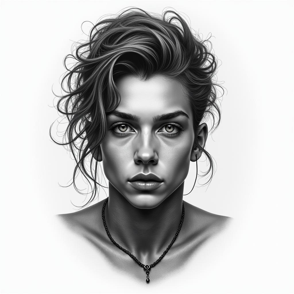 Portrait tattoo example 4