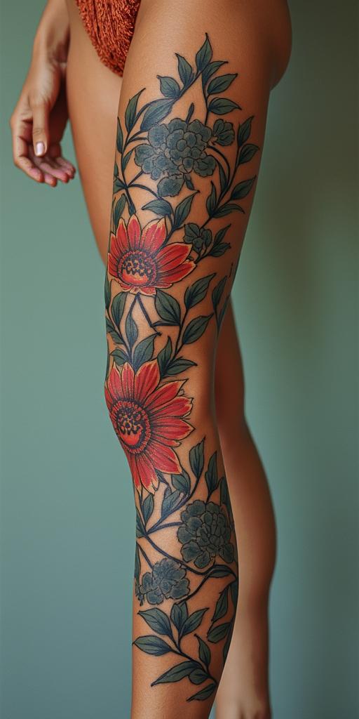 Tiger Lillie’sin bohemian style tattoo, 8k