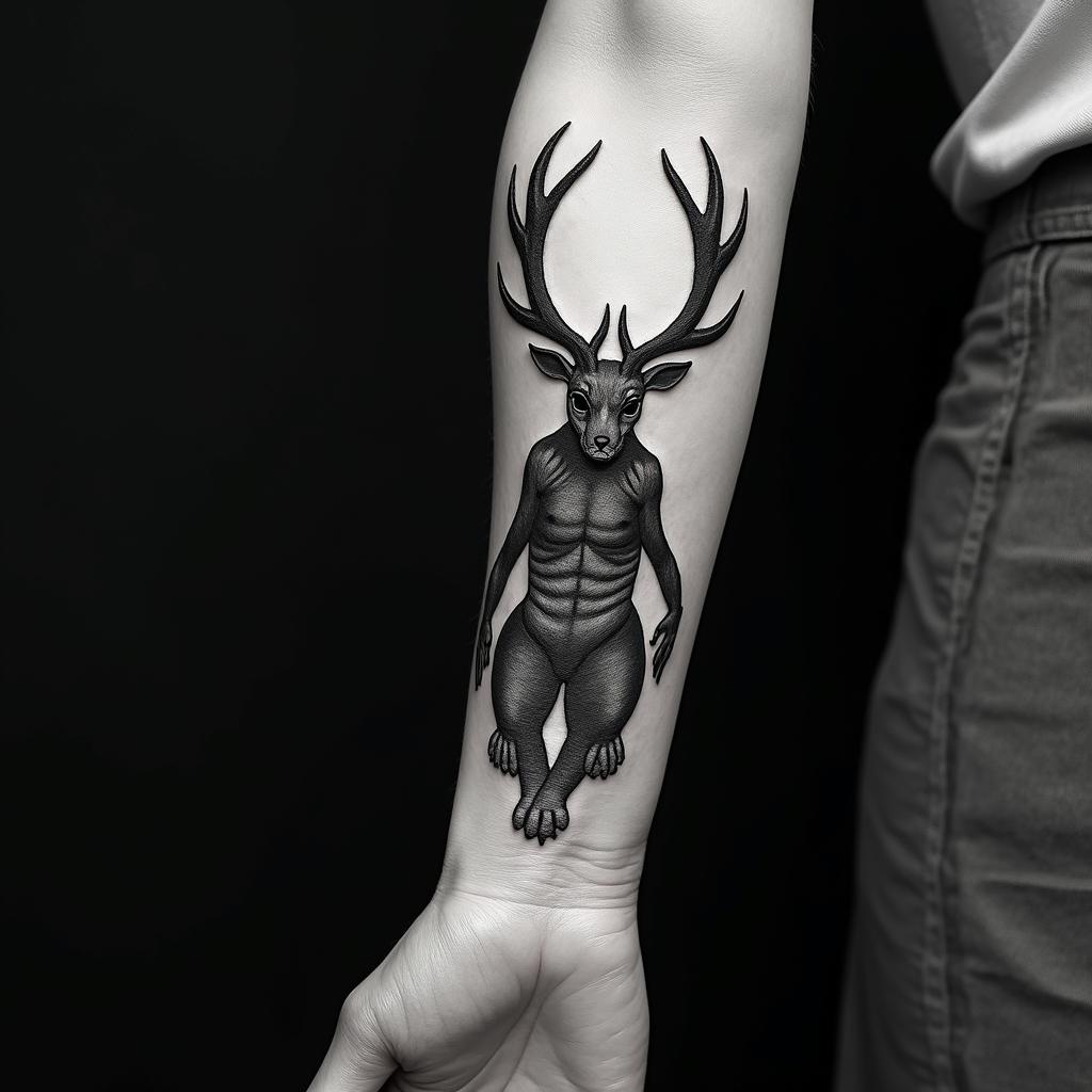 Anubis tattoo design