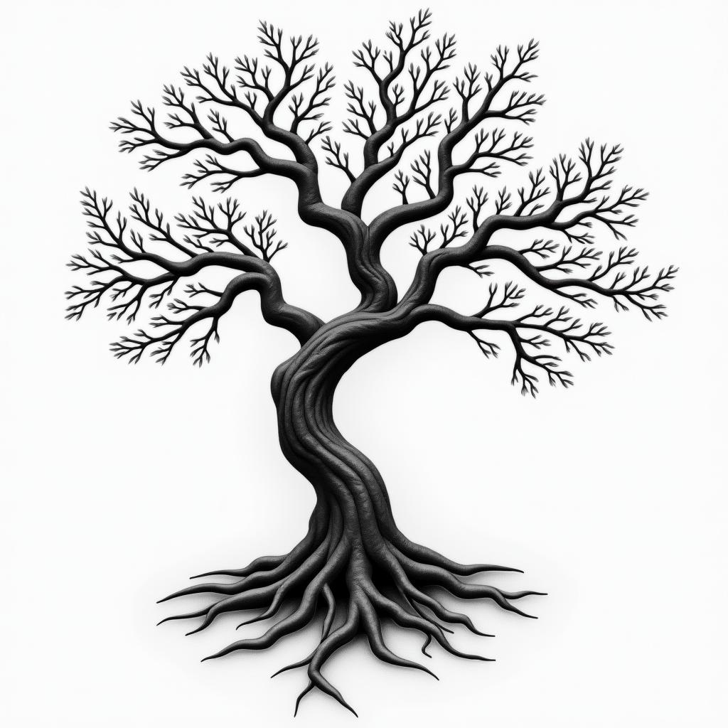Poison Treehigly detailed tattoo - Variation 10