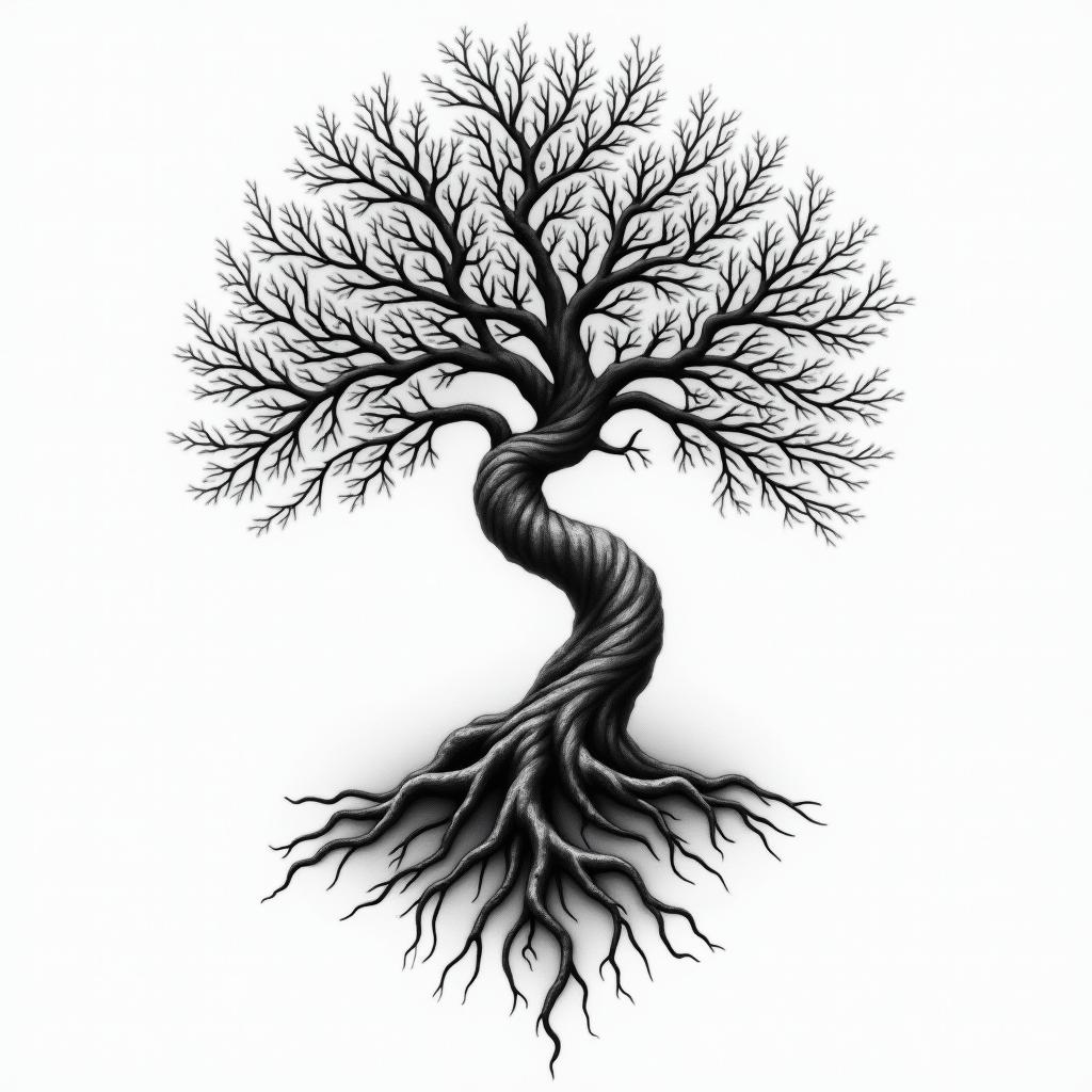 Poison Treehigly detailed tattoo - Variation 9