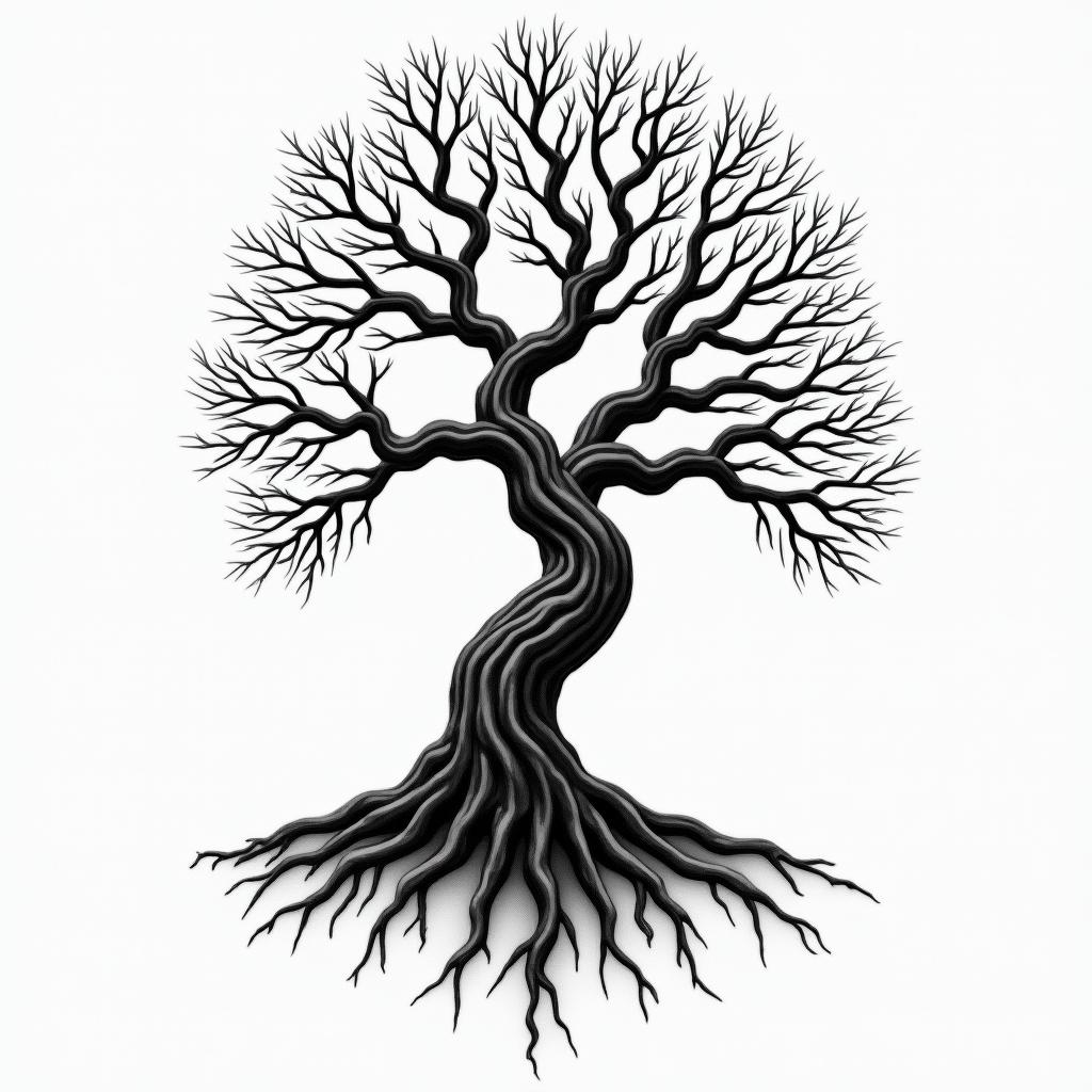 Poison Treehigly detailed tattoo - Variation 5