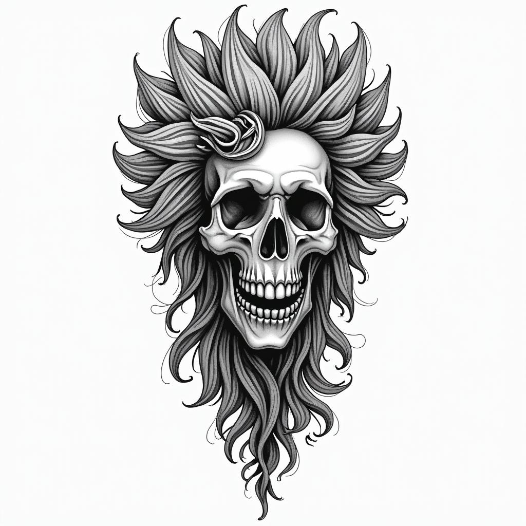 Hear no see no speak noin bohemian style tattoo, 8k - Variation 7