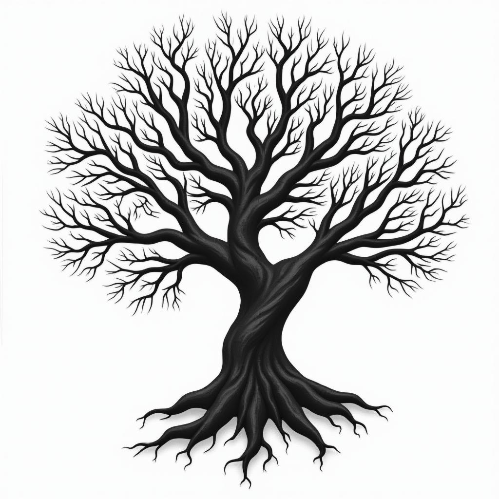 Poison Treehigly detailed tattoo - Variation 3