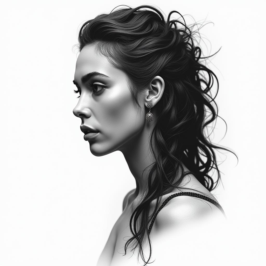 Ezra, Capricorn, December 27thin realism tattoo style, featuring a highly detailed, lifelike, capturing every detail, photorealistic, ultra realistic, intricate shading, smooth and sharp, - Variation 4