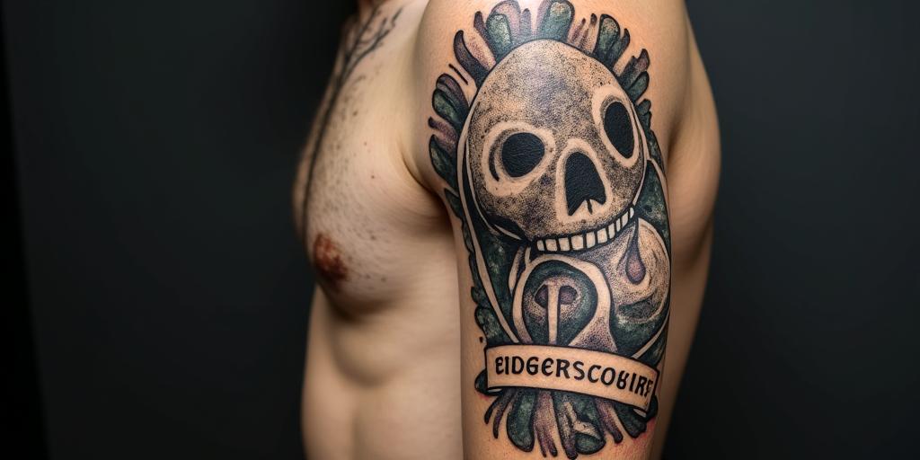 James brian Deguit,June 5, 1987,Gemini..year of the rabbit..text-based tattoo, gothic font ultra-realistic, perfectly placed, high-quality font design, photo-realistic shading, 8k, high quality, finely detailed typography - Variation 4
