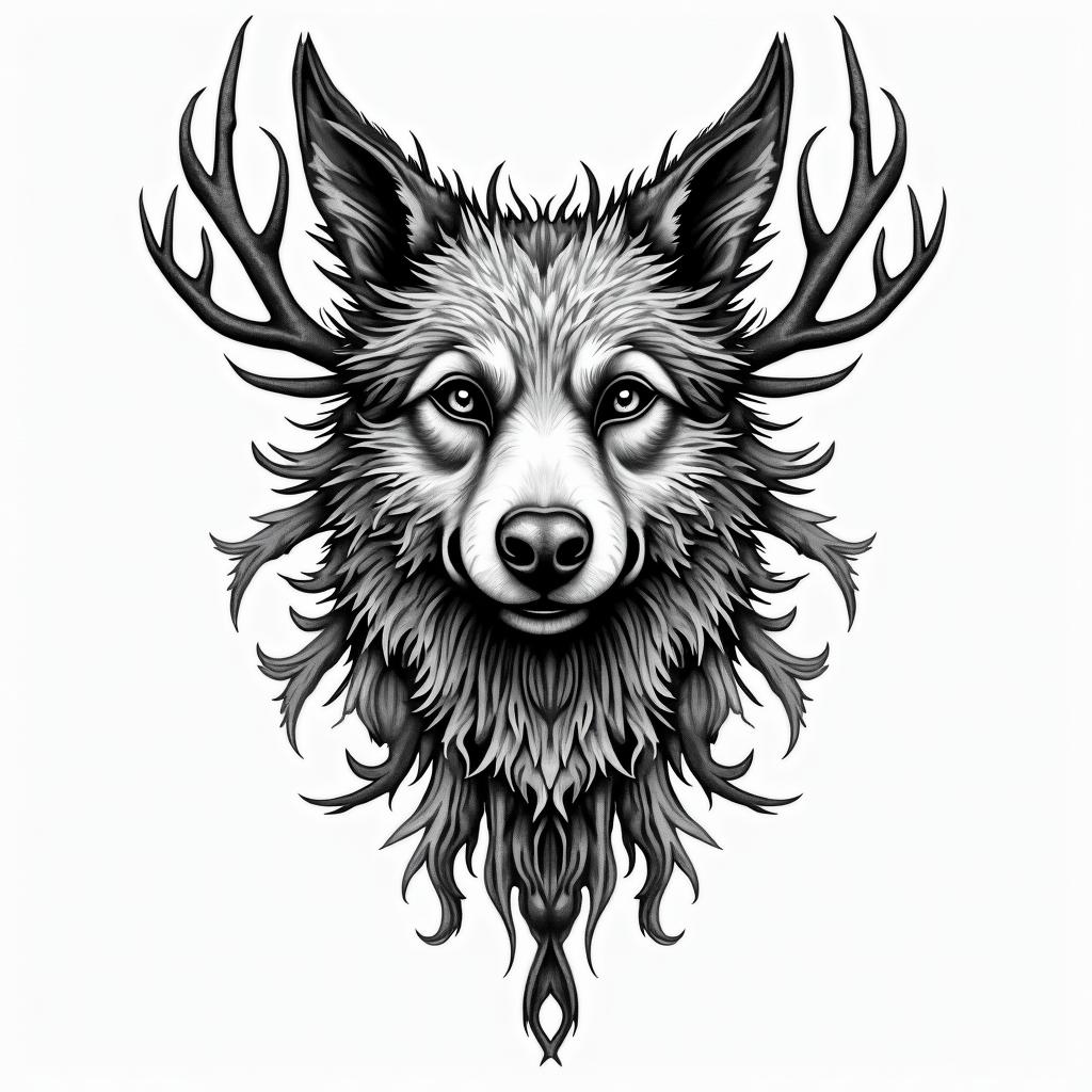 Wildly. Unapologetically Smart. Radically Kind.in bohemian style tattoo, 8k - Variation 2