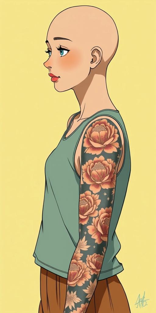 Ghibli tattoo example 3